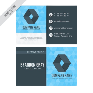 Square Visiting Cards